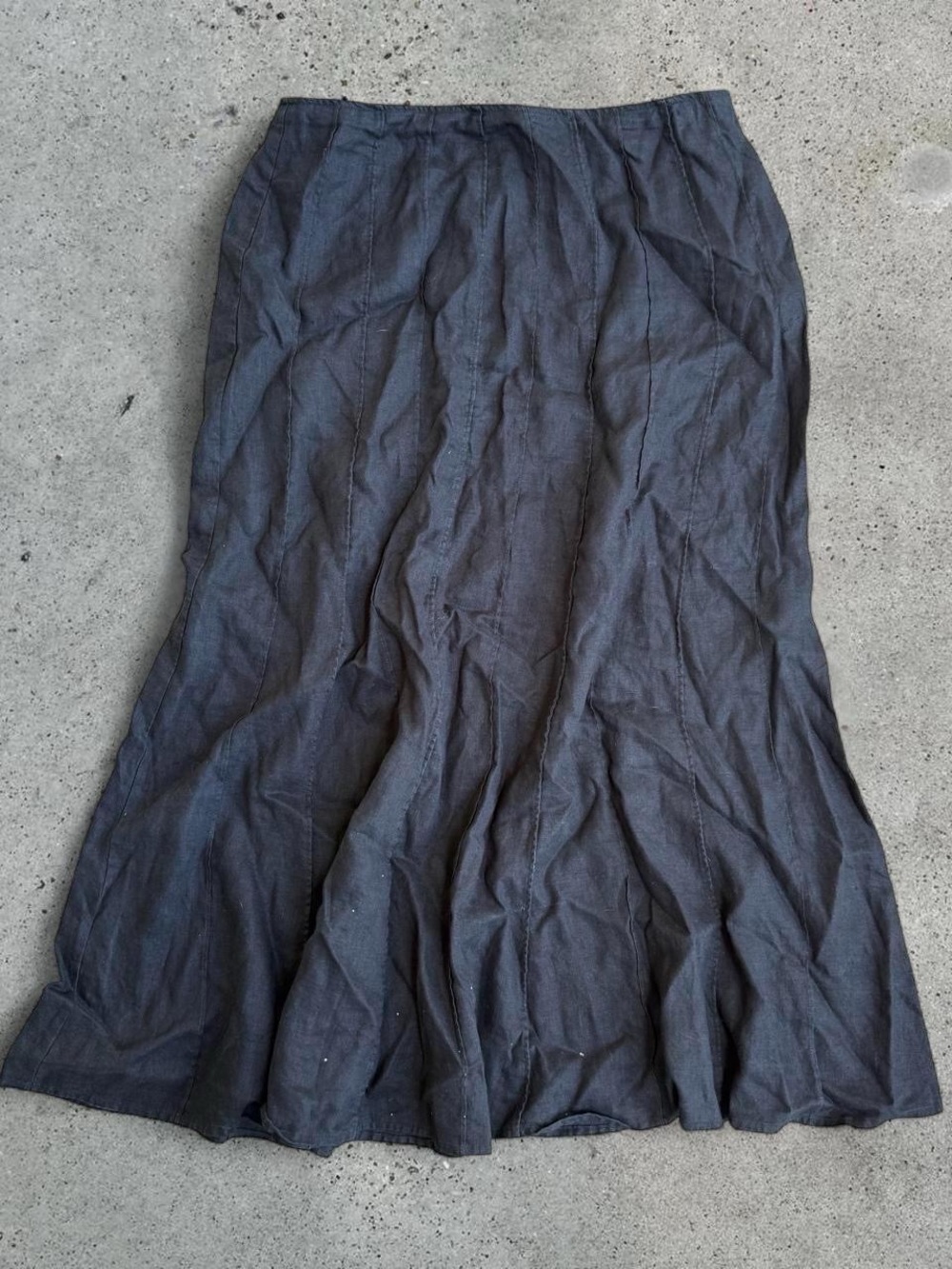 Relativity Dark Gray Maxi Skirt